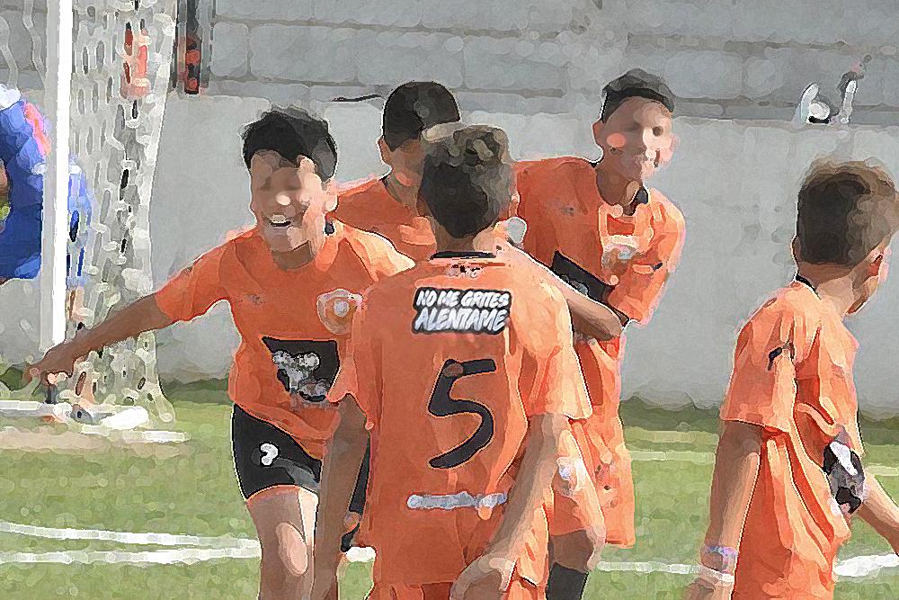 futbol infantil renato - mensaje de la camiseta