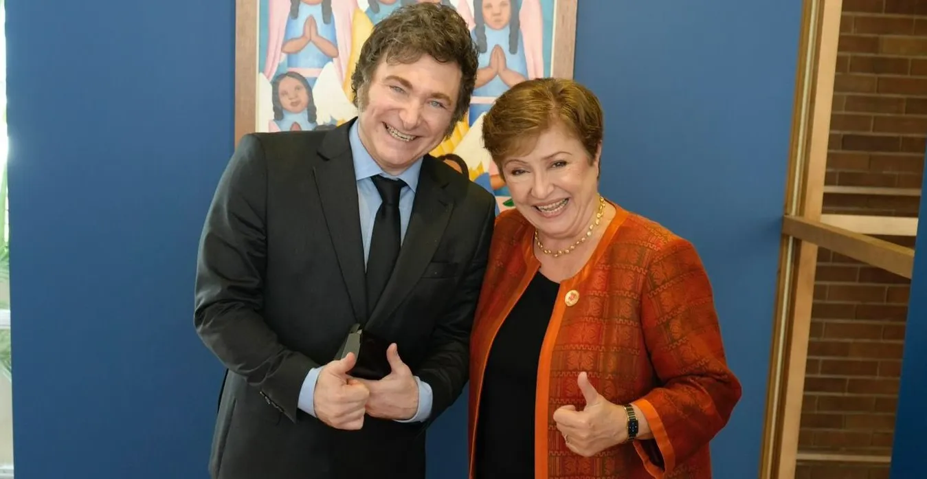 Milei y la titular del FMI