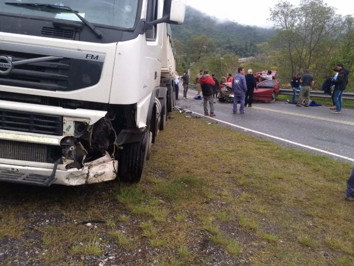 Accidente Ruta E55