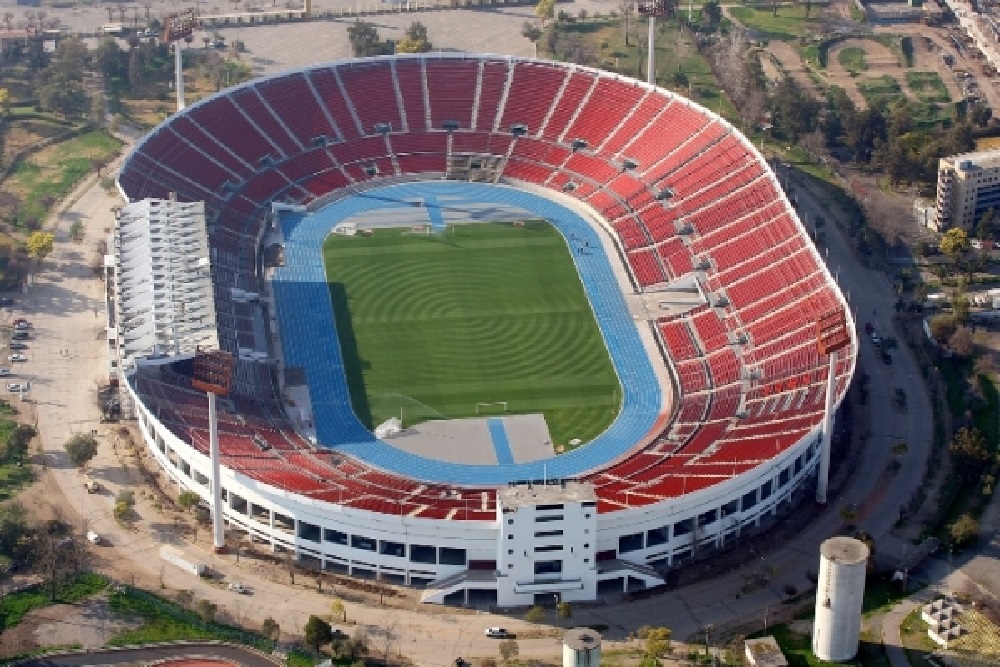 Estadio nacional Chile prensa Santiago Turismo