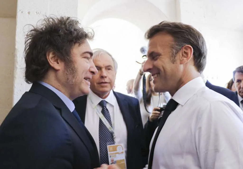 Milei y Macron NA