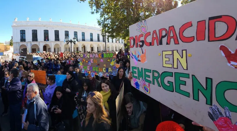 Manifestación Emergencia en Discapacidad Córdoba 3