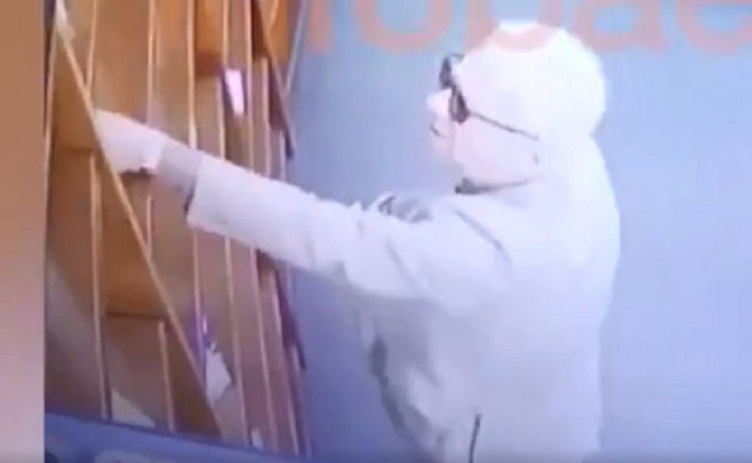camara de seguridad diplomático mexicano captura