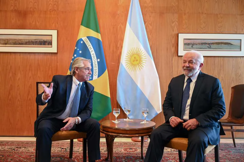 Fernandez y Lula Foto Presidencia