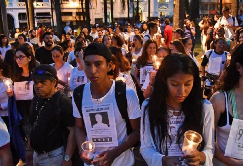 Asesinato a líderes sociales