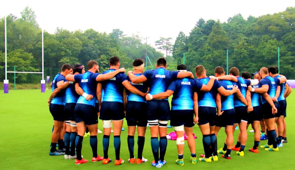 El primer entrenamiento de los Pumas en Fukuyima 11-9-2019