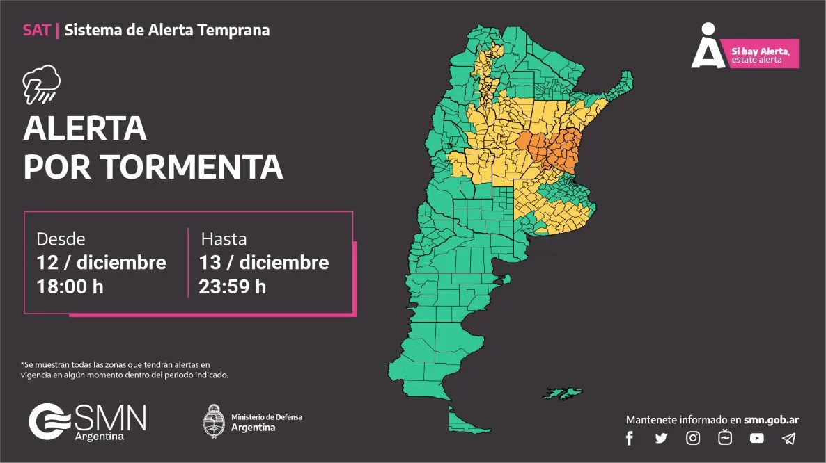 alerta amarilla