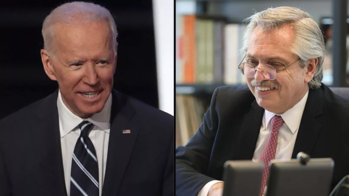 Fernández y Biden by Télam