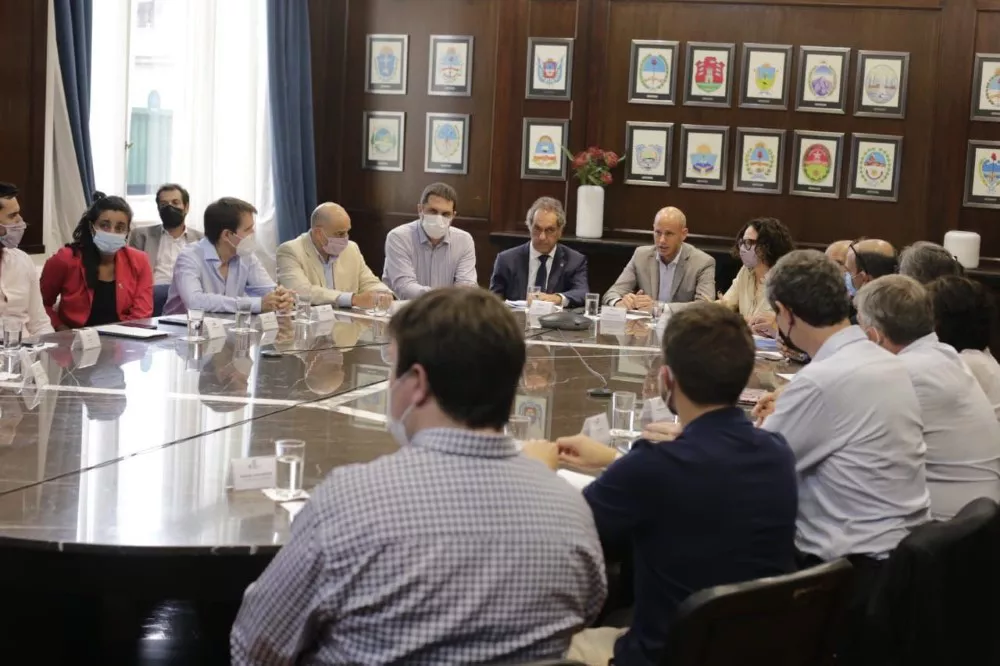 Reunión con empresarios pymes By Télam