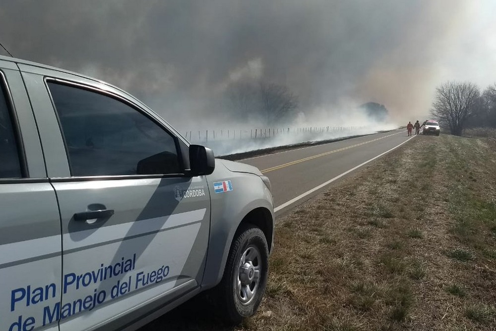 incendio en José de la Quintana by prensa Min de Gobierno
