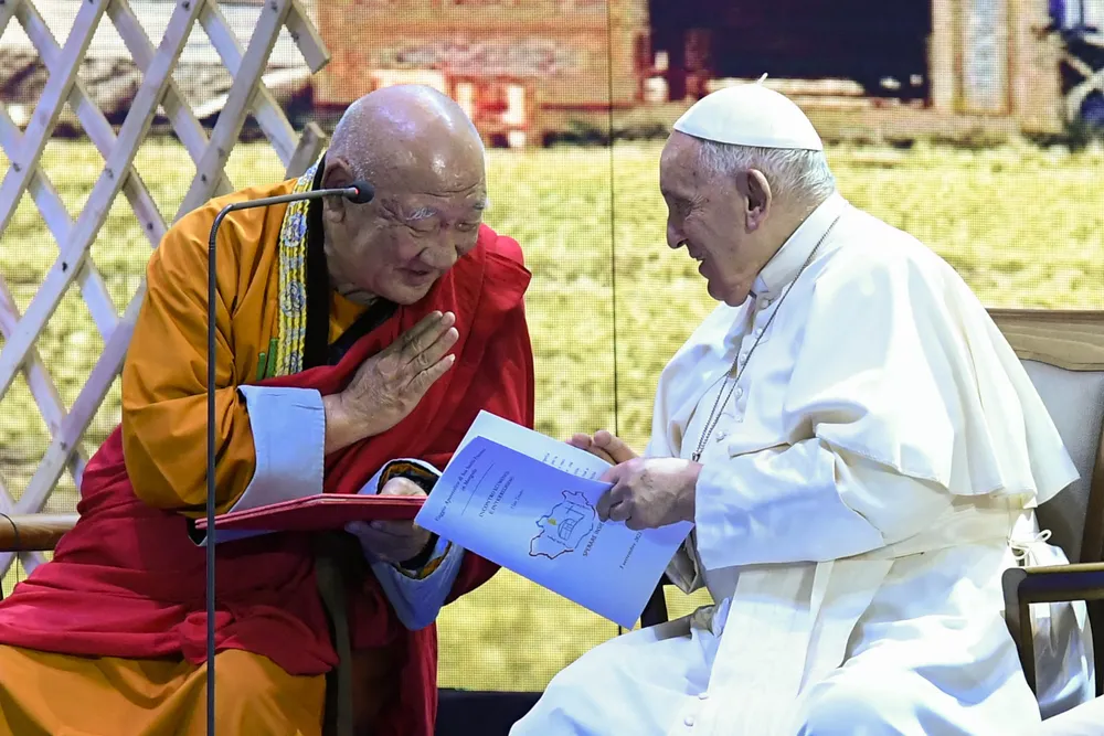 Papa Francisco en Mongolia