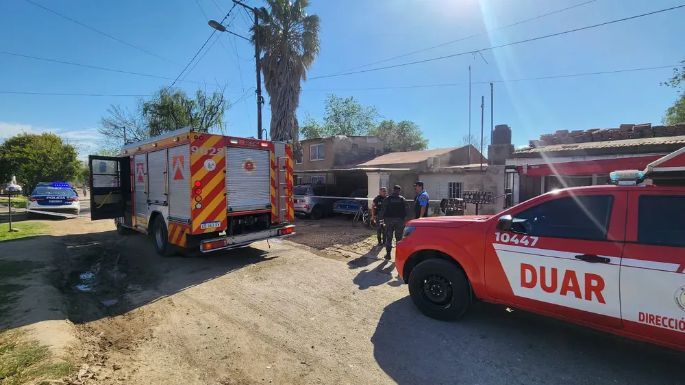 Incendio en una vivienda de barrio Coronel Olmedo (Policía)