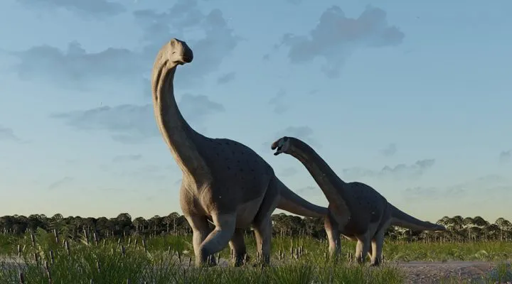 Render titanosaurio 3D (Conicet)