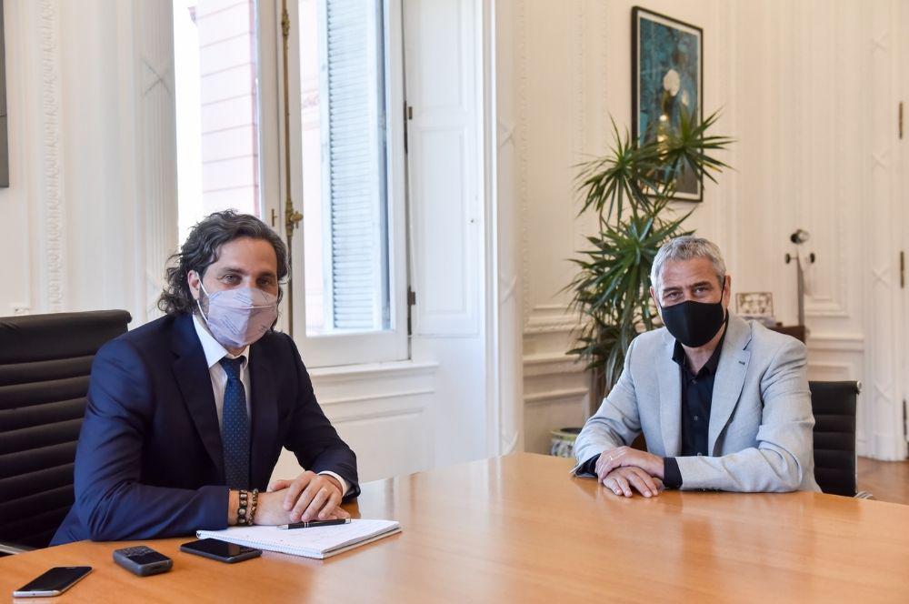 Cafiero - Ferraresi reunion en la Casa Rosada