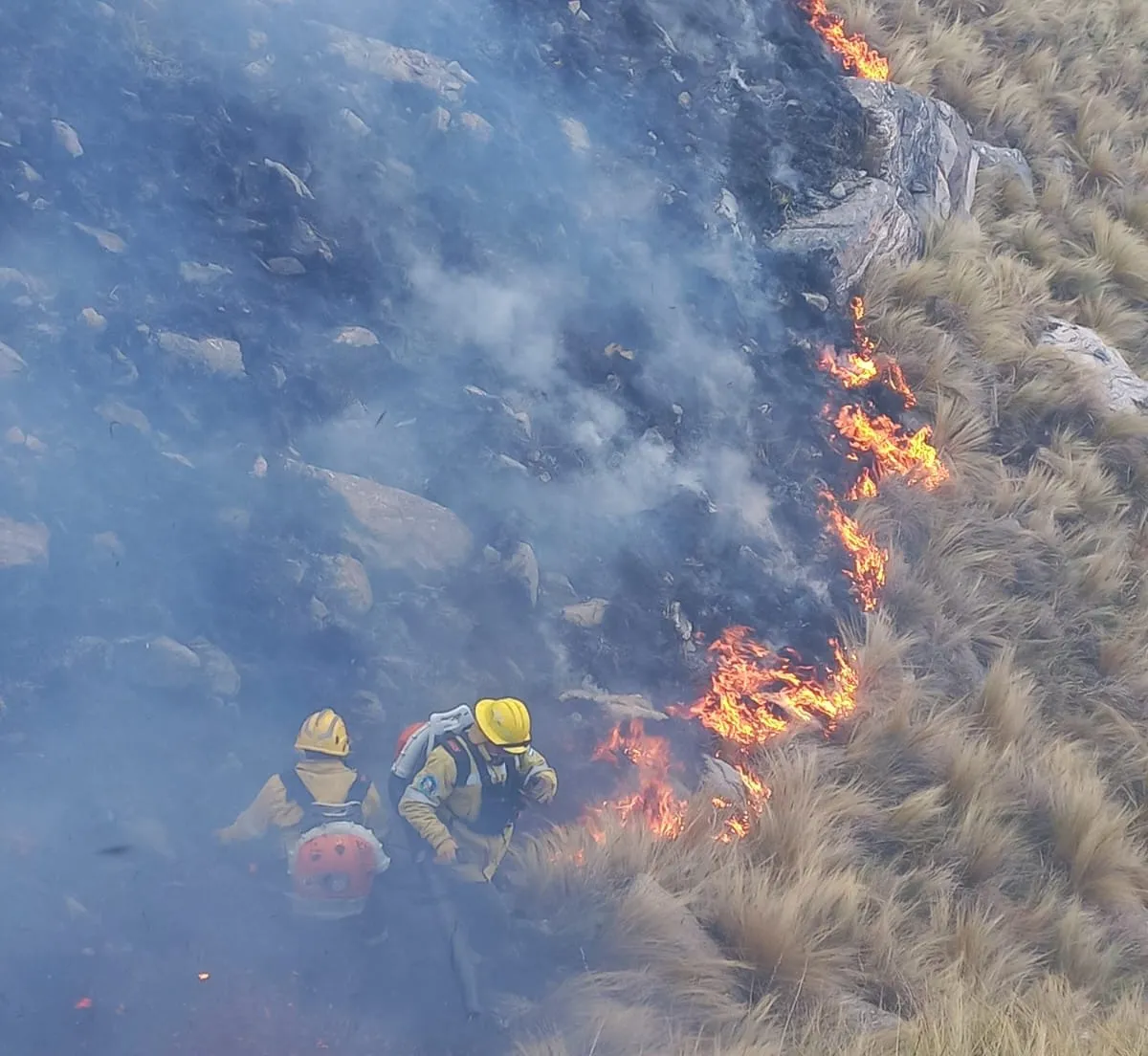 Incendio en Traslasierras by Prensa Provincia