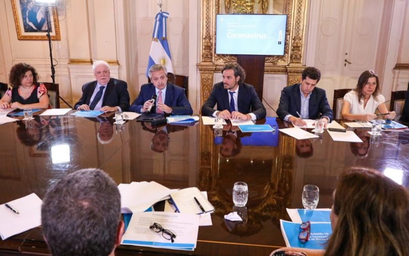 3 Reunión interministerial Coronavirus Presidencia de la Nación