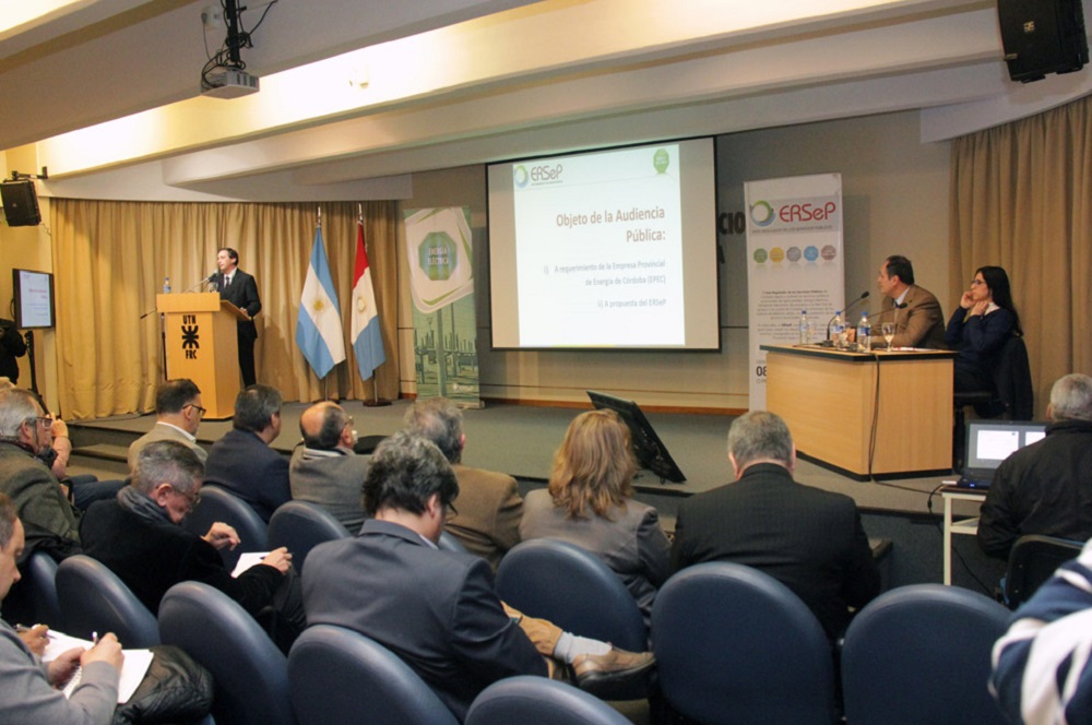 Audiencia pública Ersep prensa Gobierno Cba