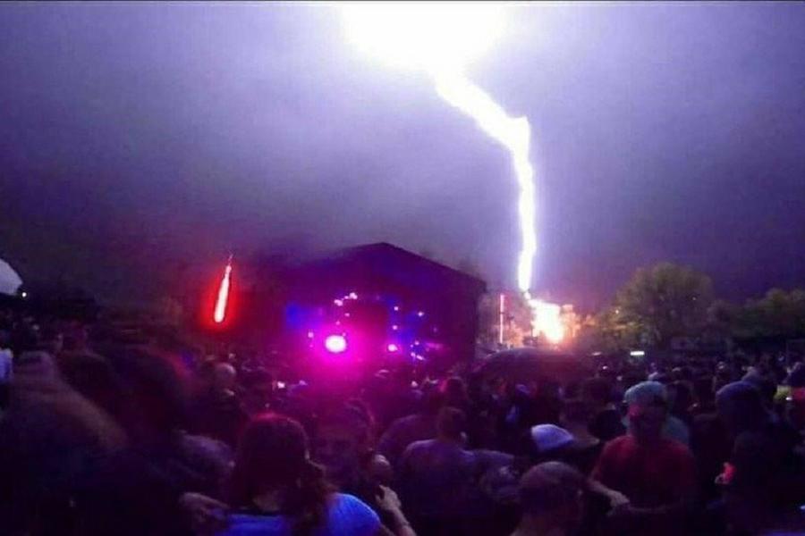 rayo fiesta electrónica Malvinas Argentinas