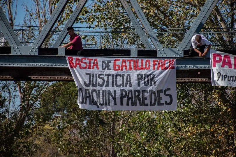 Justicia por Joaquín Paredes (Foto gentileza Juan Mazzeo)
