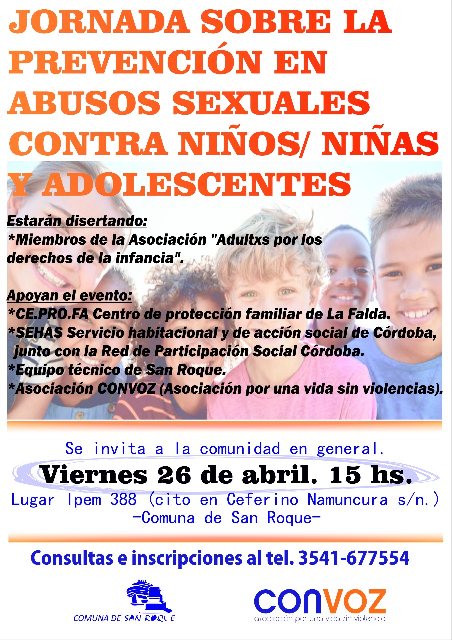 charlas contra abuso sexual en la infancia