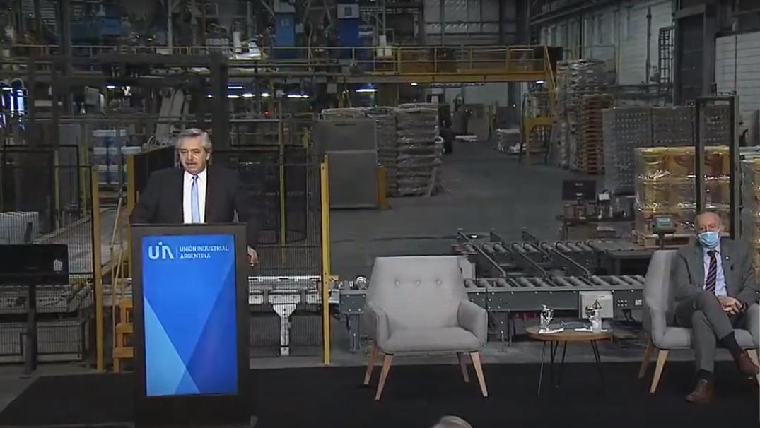 Alberto Fernández Industria Télam