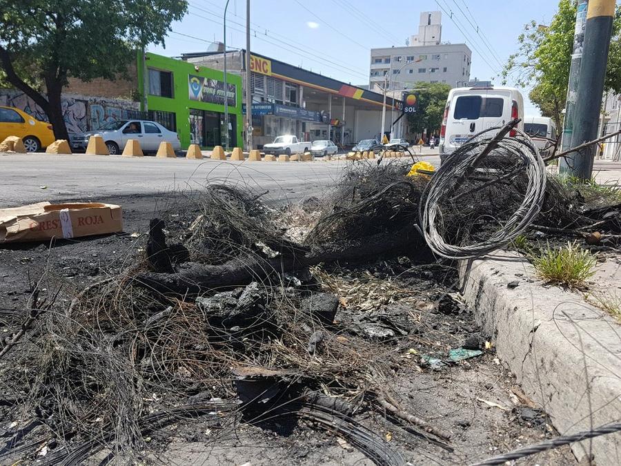 Cortes de calles de comerciantes