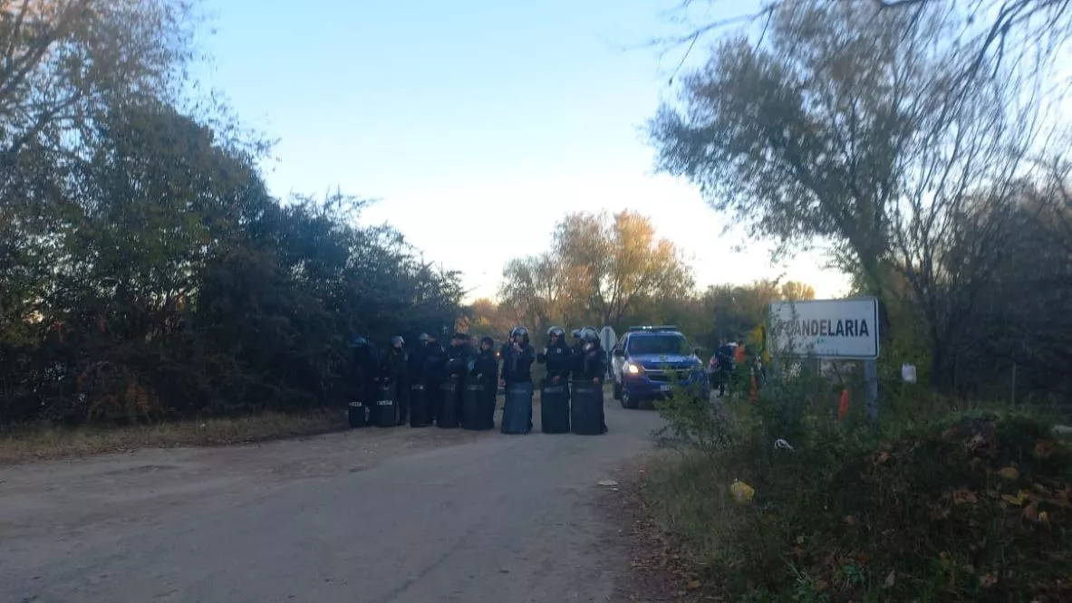 Concentración contra la Autovía. Foto gentileza Asambleas de Punilla