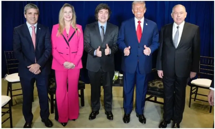 milei caputo karina trump