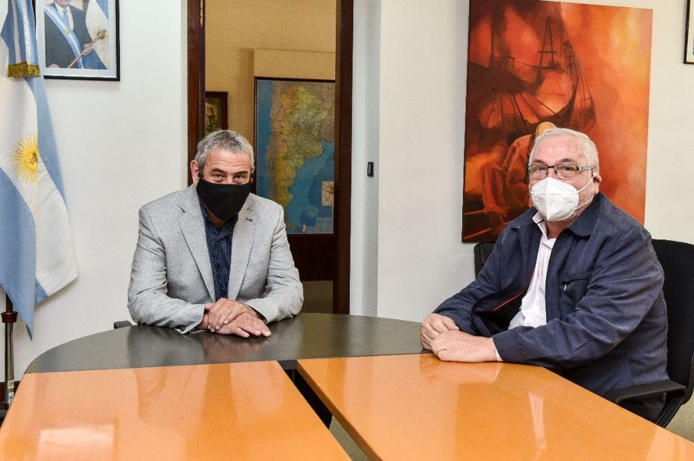 Eduardo Fernández con Jorge Ferraresi