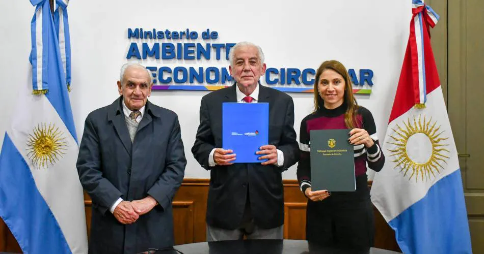 Convenio entre el TSJ y el Ministerio de Ambiente (Justicia Córdoba)