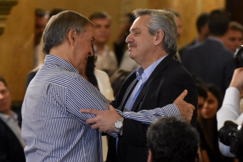 Schiaretti y Fernàndez Misa DLS Prensa Frente de Todos