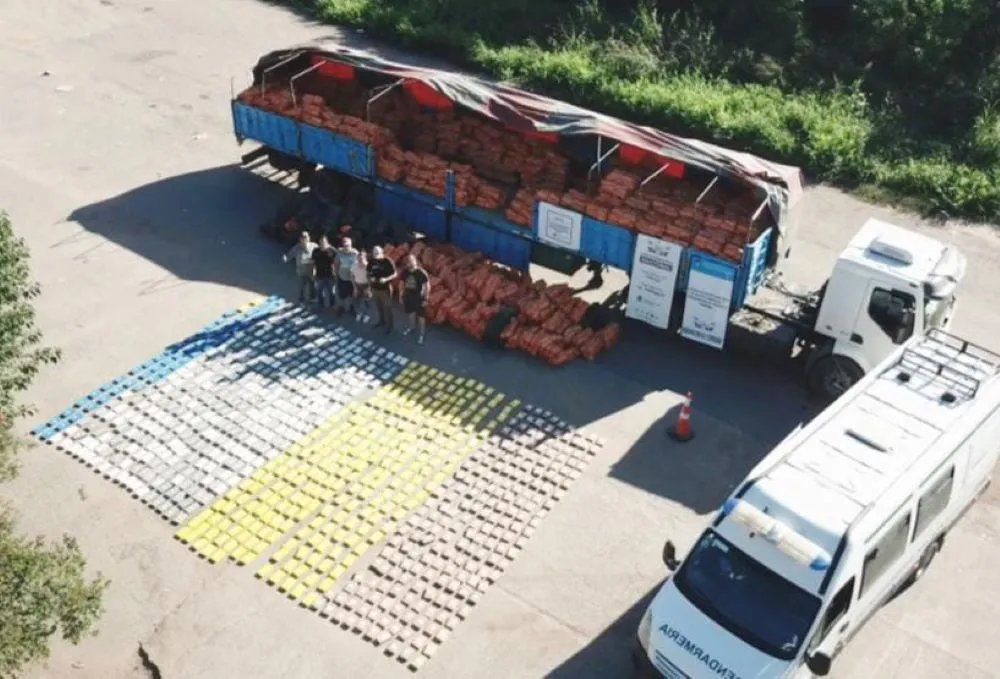 Operativo antidrogas Gendarmeria Gentileza