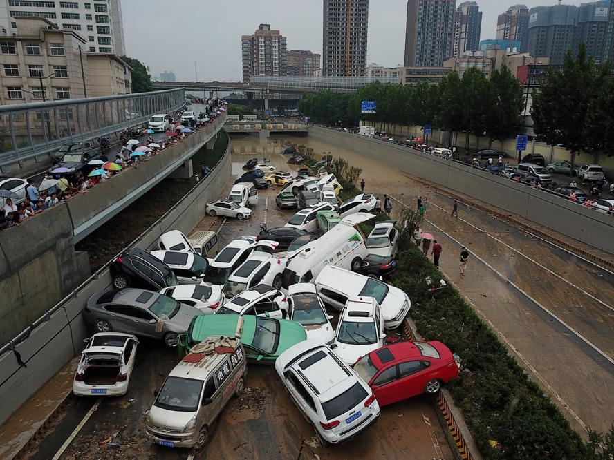 inundaciones en China by Télam