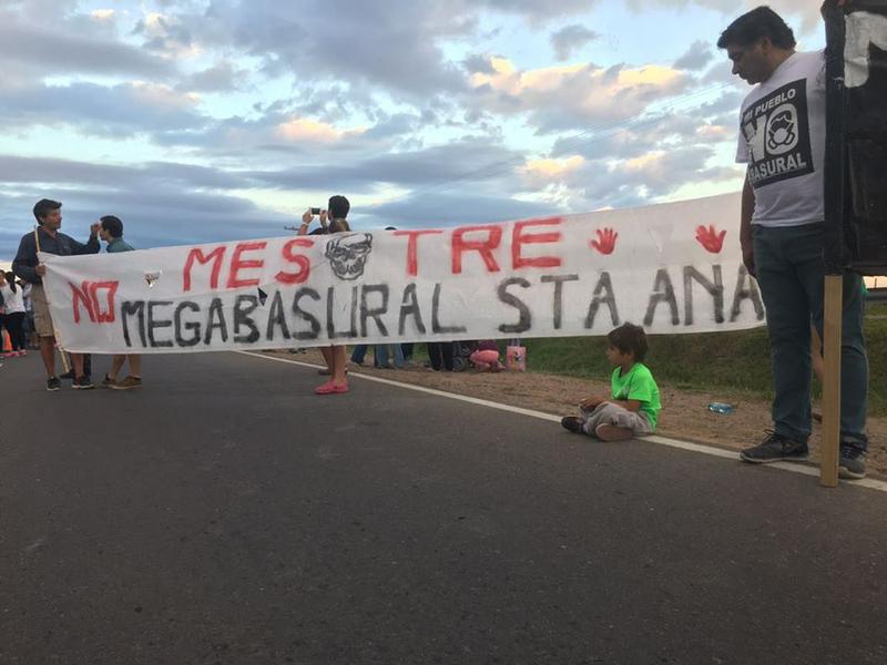 protesta Villa Parque Santa Ana