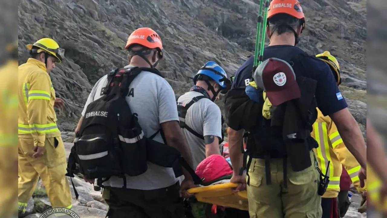 Rescate en el champaquí alumnos intoxicados