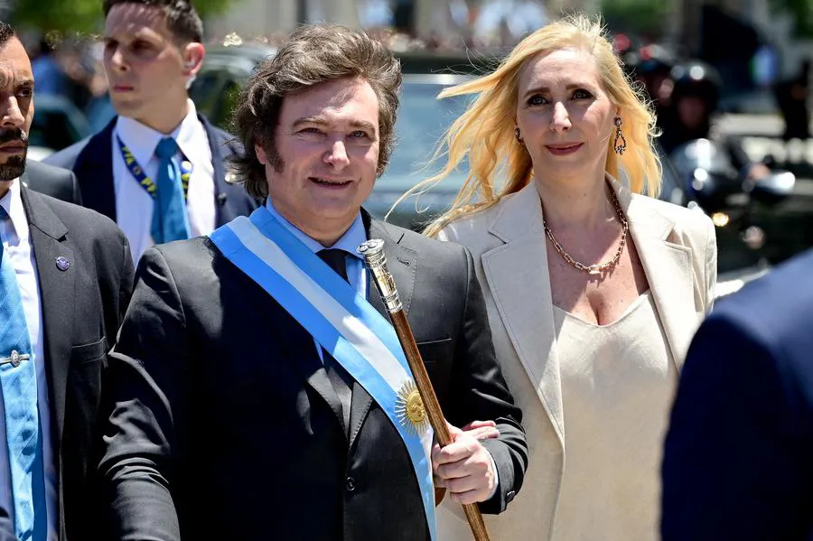 Javier y Karina Milei y NA