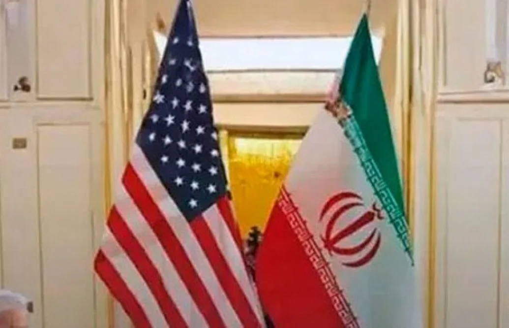 Banderas de Iran y EEUU by Gioteca