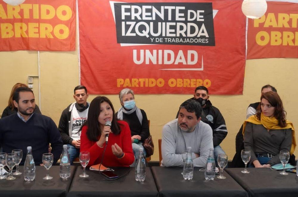 El Partido Obrero presentó su lista para participar de la interna FIT Unidad