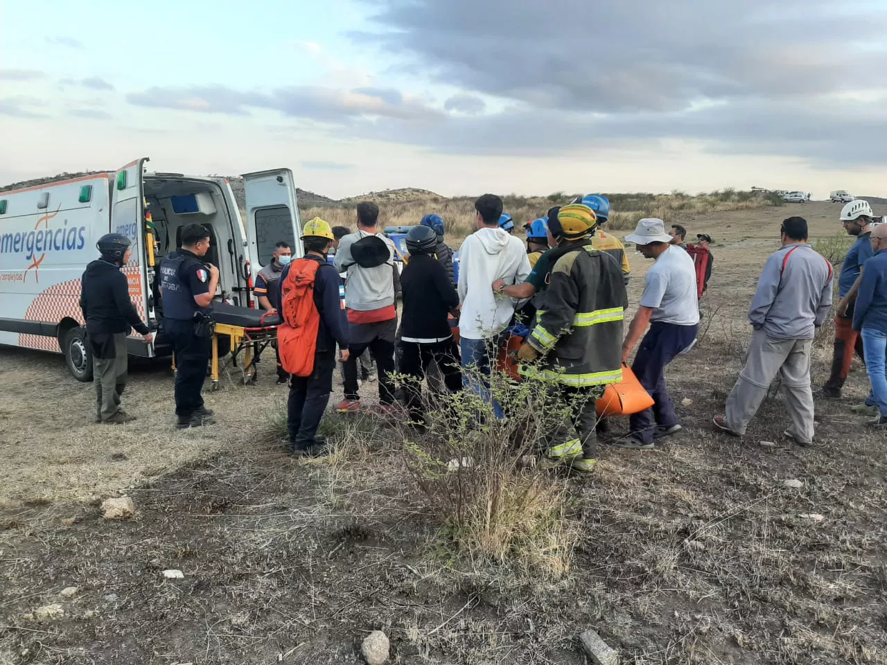 Accidente en parapente (Policía de Córdoba)