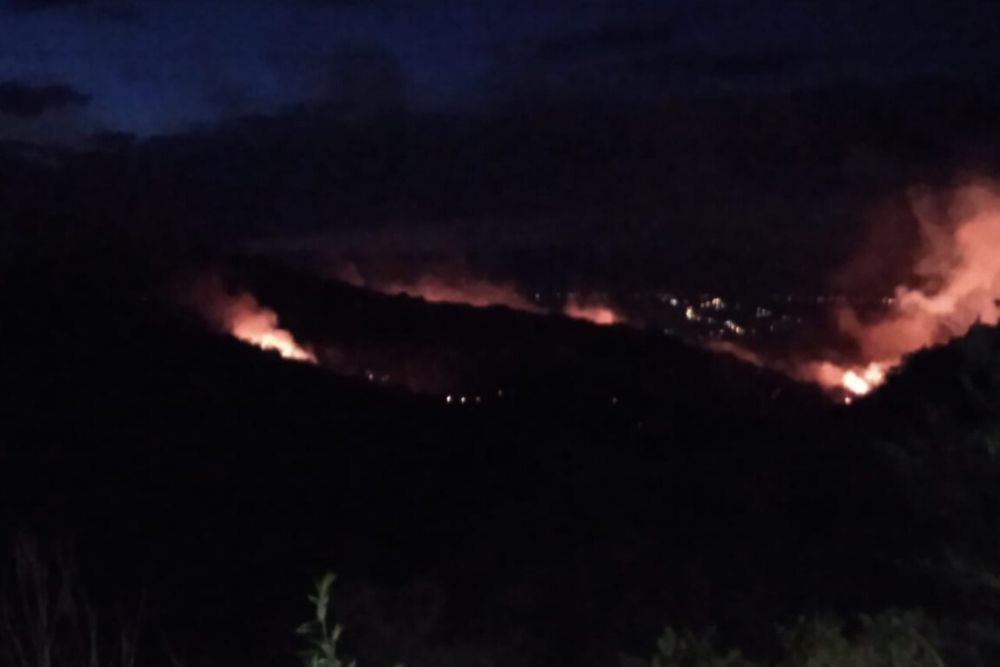 Fuego variante costa azul Ministerio de Gobierno