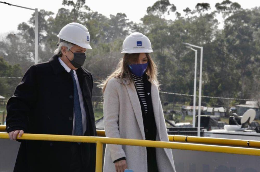 Alberto Fernández y Malena Galmarini