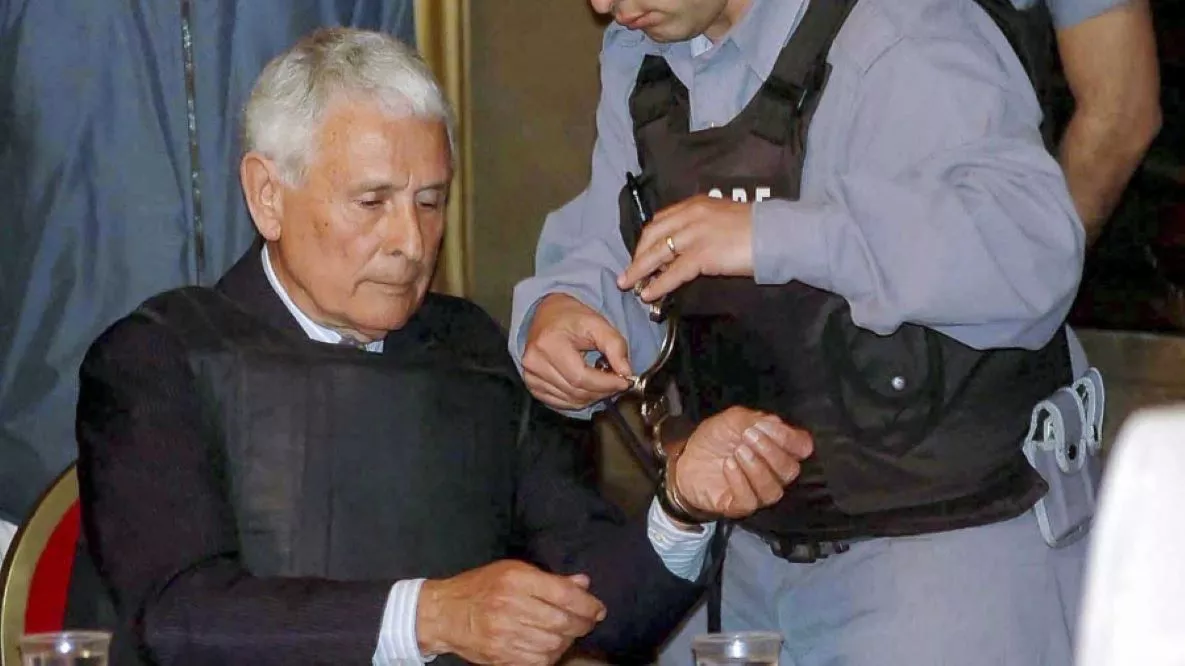 Miguel Etchecolatz by Télam