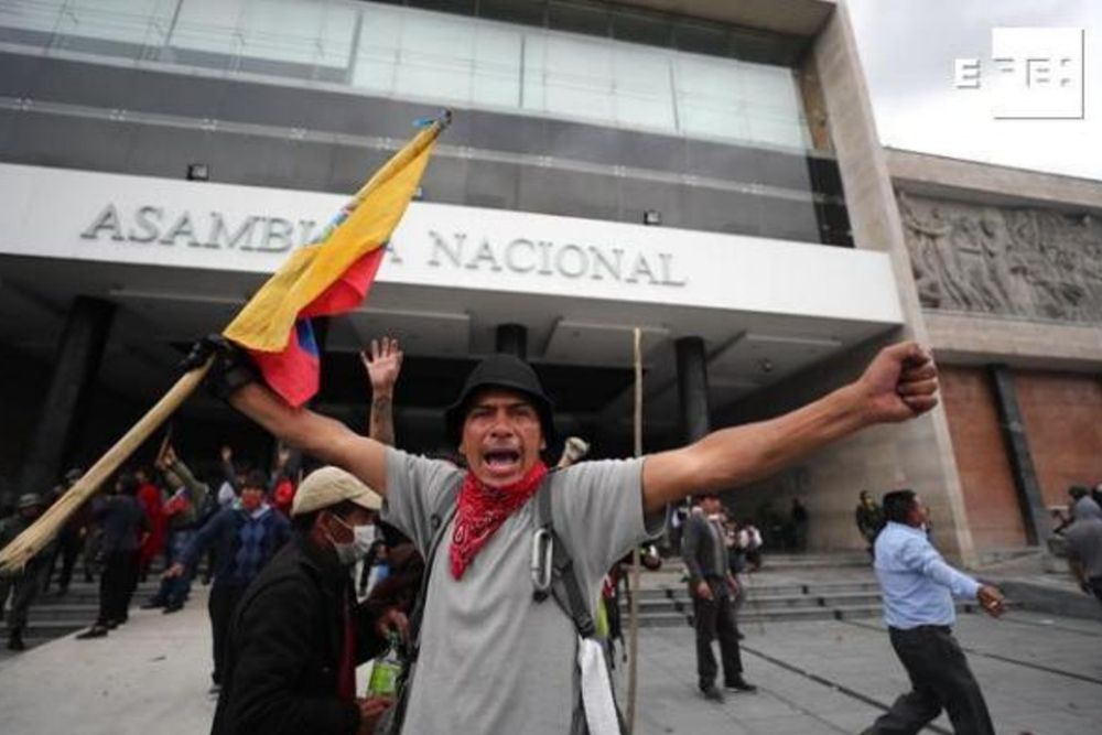 Toma del parlamento en Ecuador Agencia EFE