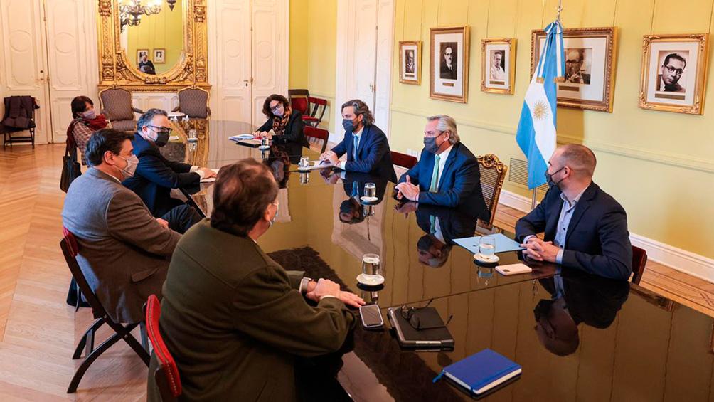 Gabinete Económico télam