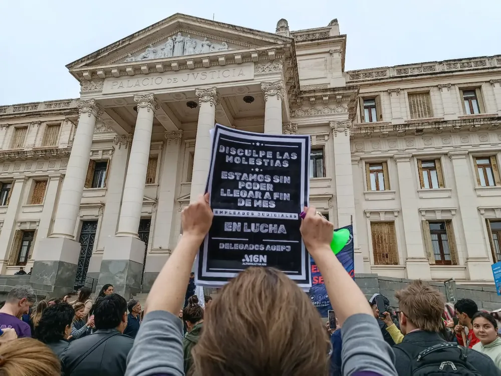 Manifestación de Judiciales (Miriam Campos LNM) 2