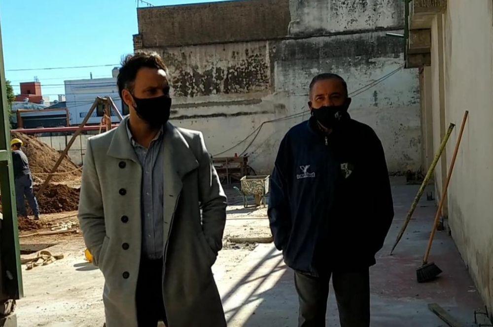 Felipe Labaque recorre obras en Atenas