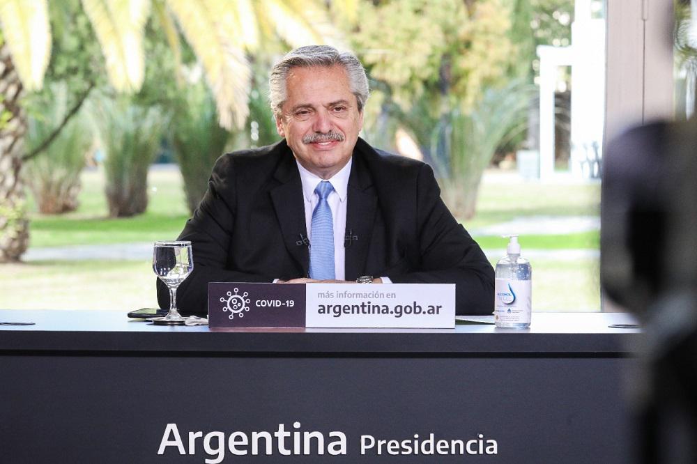 Alberto Fernández prensa