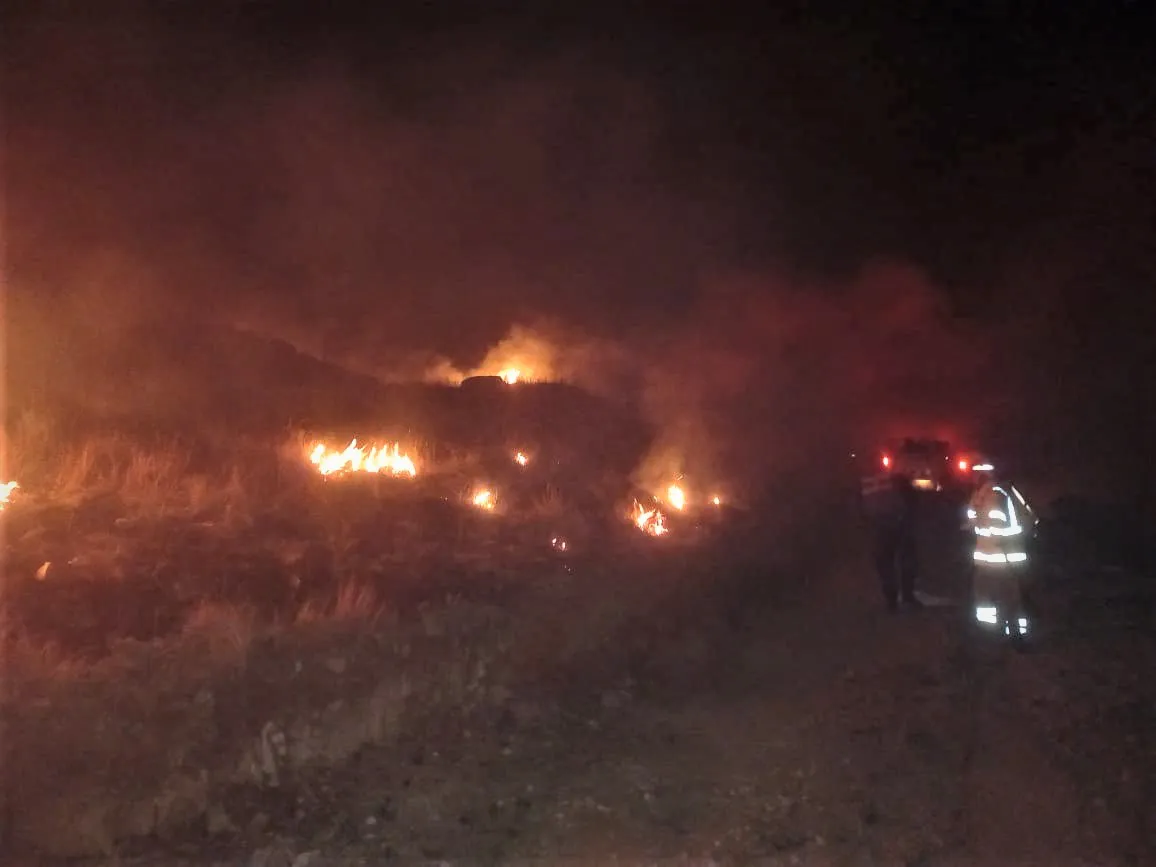 Incendio de pastizales en Potrero de Garay (URD Santa María de la Policía) 01