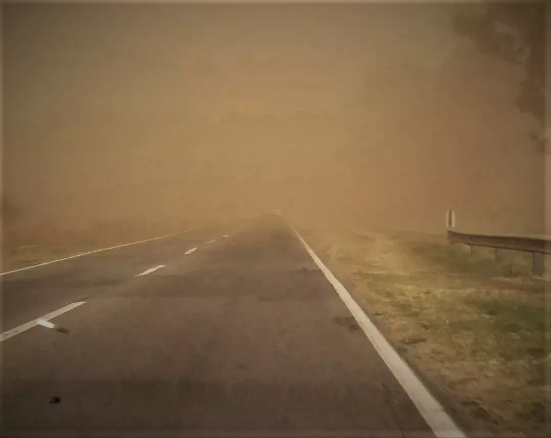 Poca visibilidad en ruta
