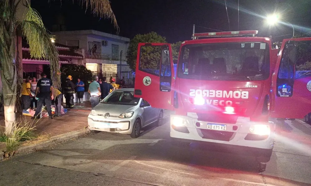 Incendio en barrio Cofico (Policía de Córdoba)